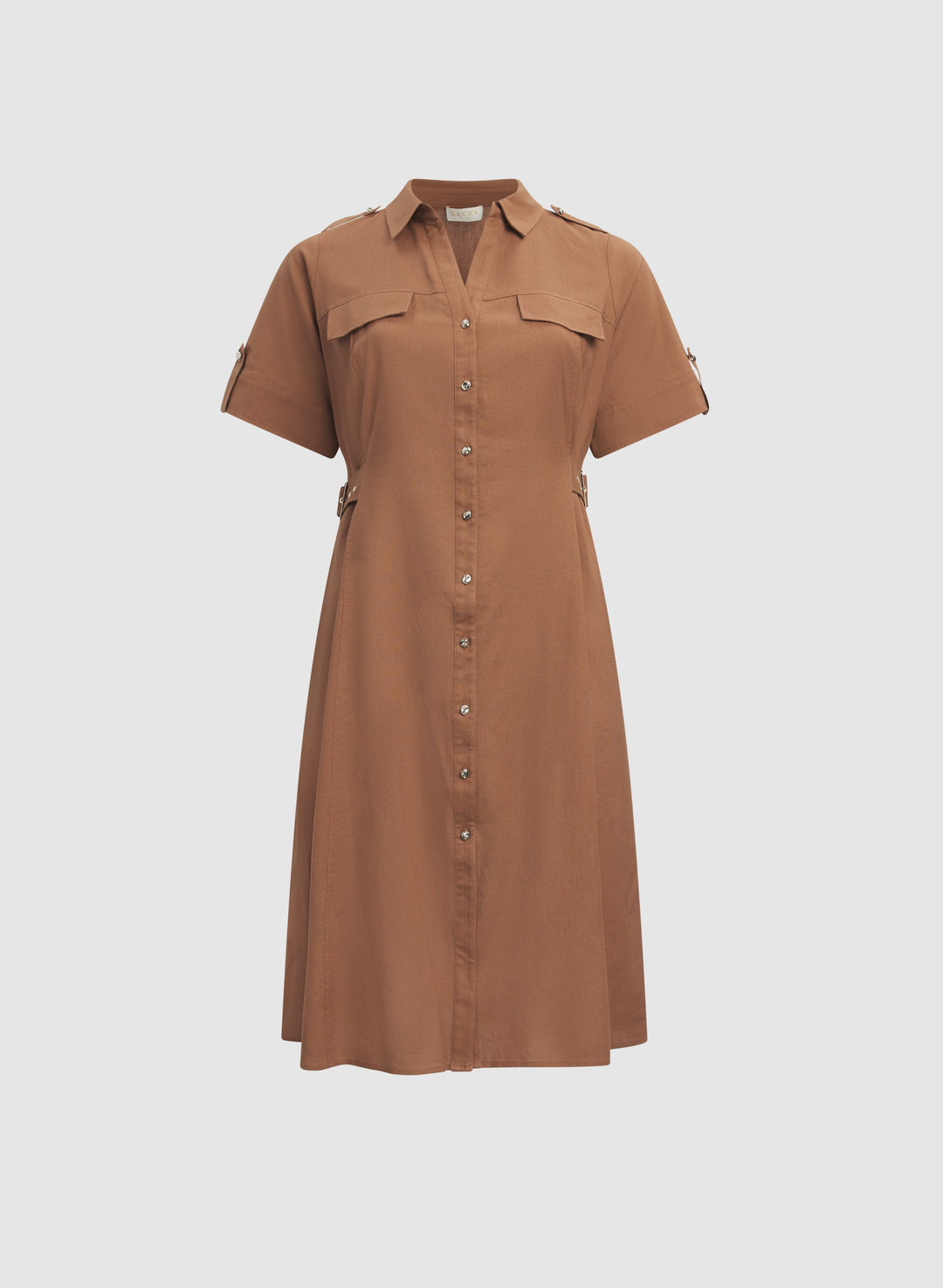 Button-Down Midi Dress
