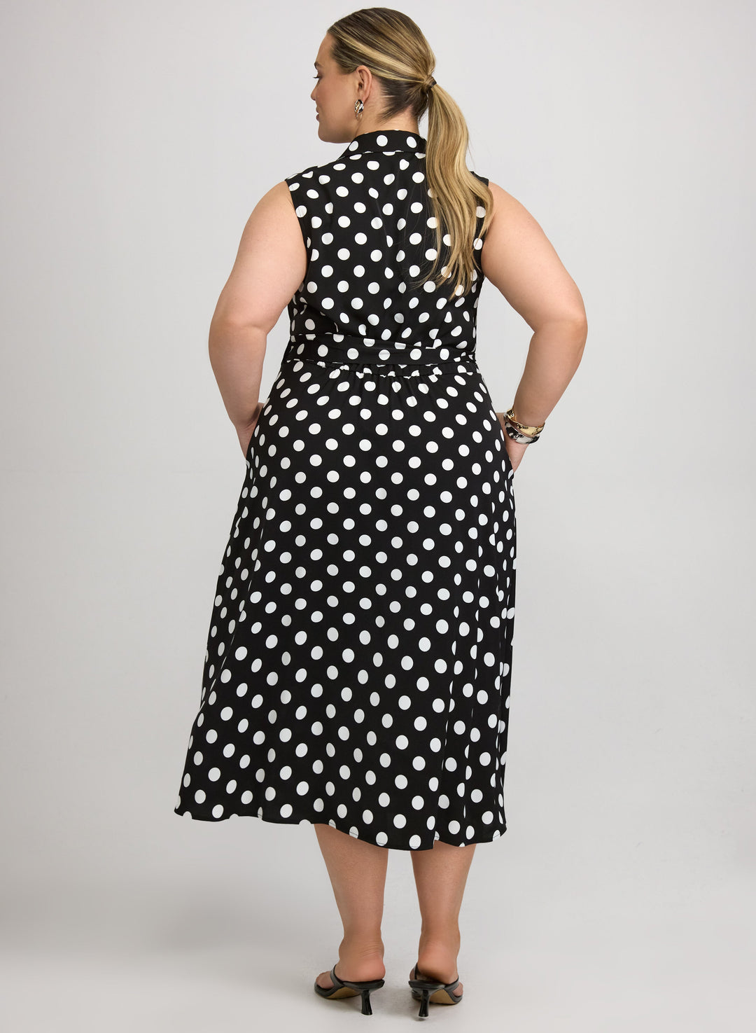 Polka Dot Shirt Dress