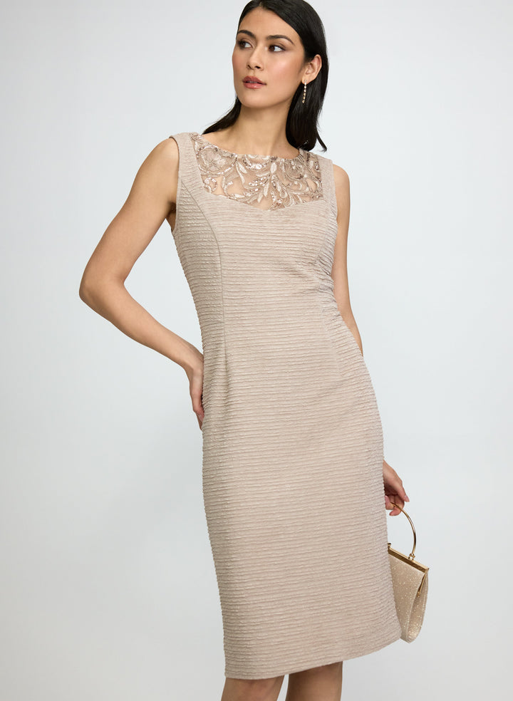 Crinkled Jacket & Dress Set