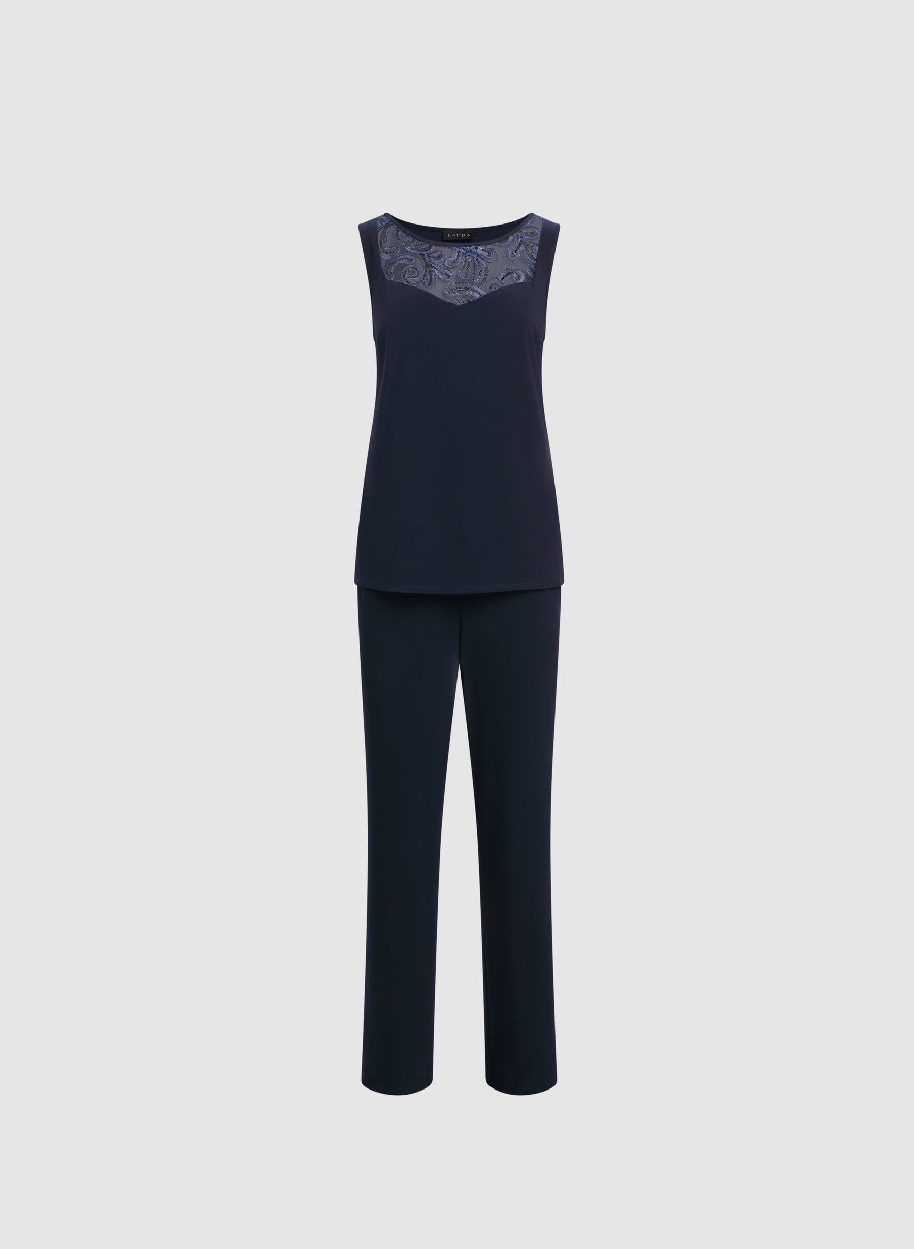 Three-Piece Pantsuit Set