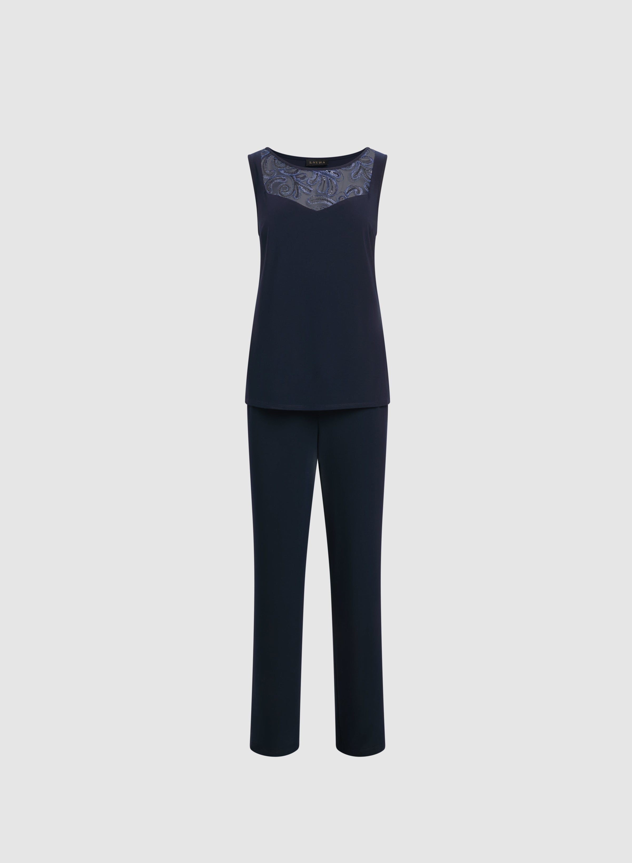 Three-Piece Pantsuit Set