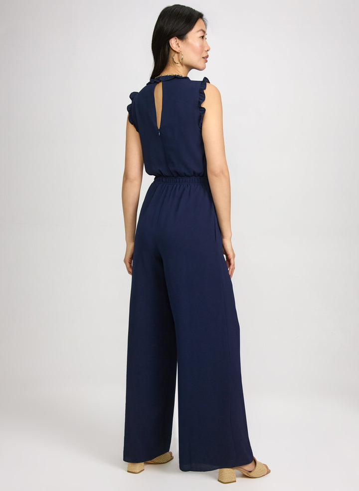 Frilled Trim Jumpsuit