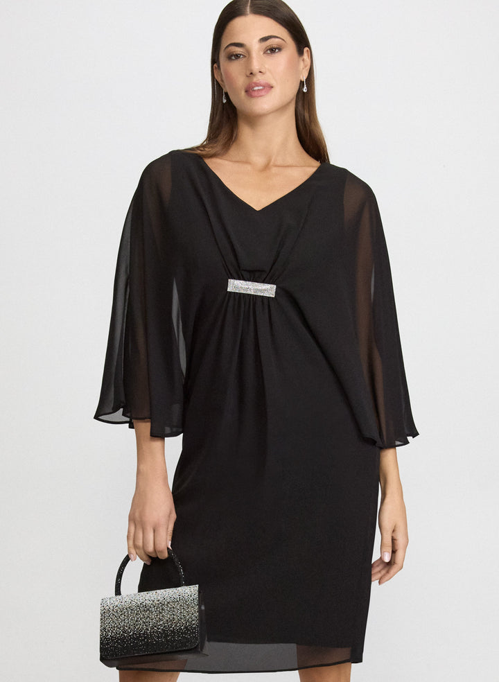 Rhinestone Bar Detail Dress