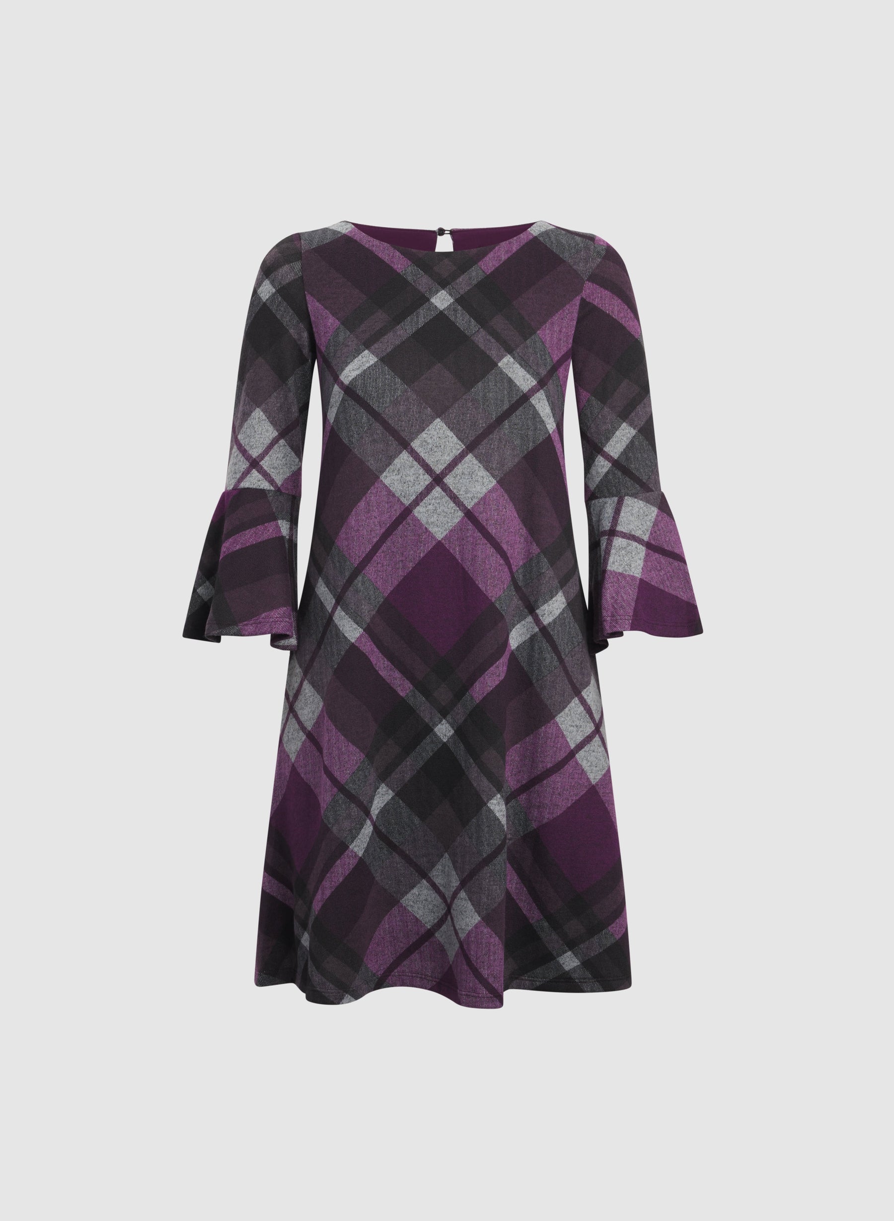 Plaid Sweater Dress