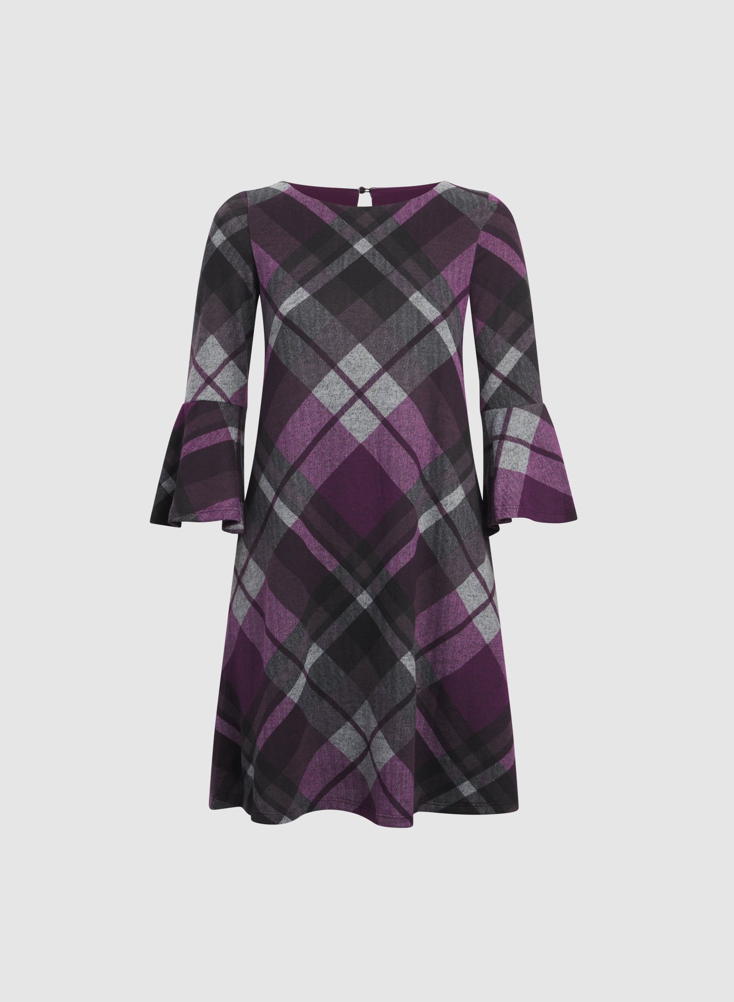 Plaid Sweater Dress
