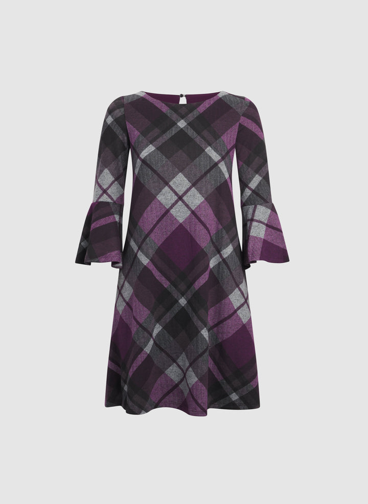 Plaid Sweater Dress