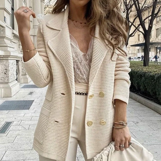 Women's Double-Breasted Cardigan